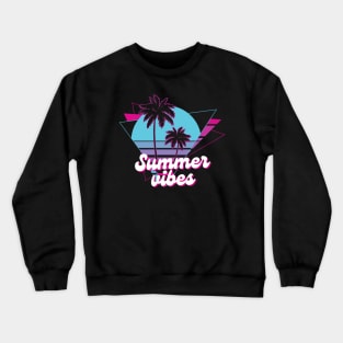 Summer Vibes Neon Crewneck Sweatshirt